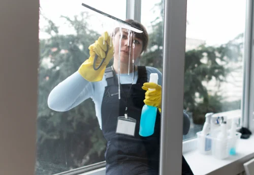 Nettoyage de vitres intérieures et extérieures à Montrem